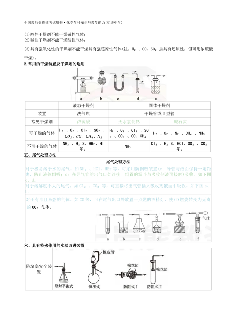 初中化学-学霸笔记111页_教资_初高中2026教资_26上资料（持续更新）_初中科三_初中科目三资料合集①_初中化学