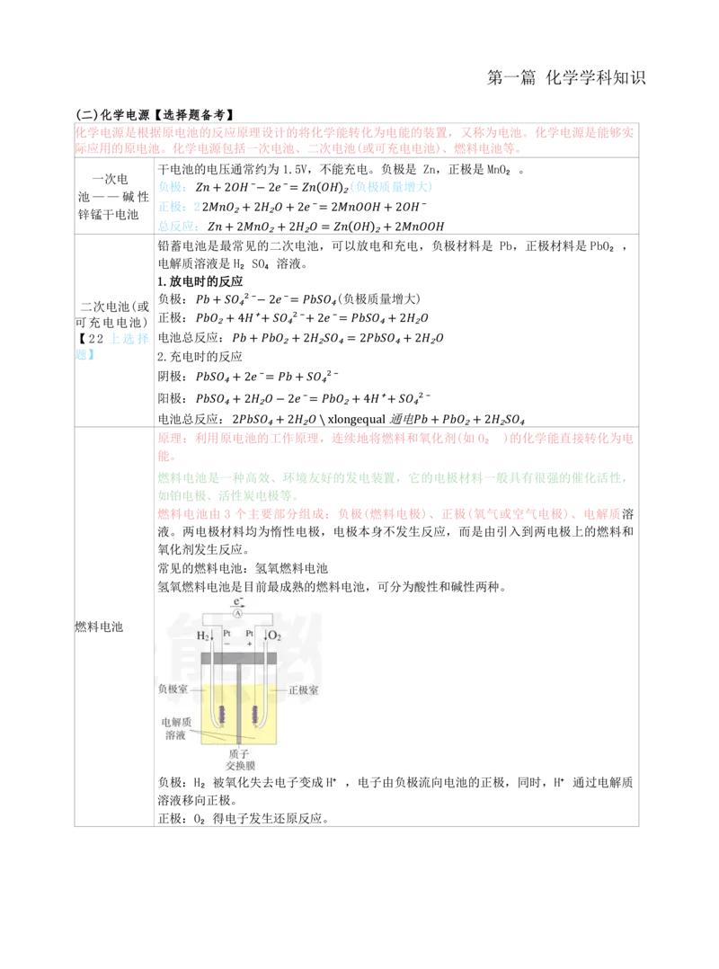 初中化学-学霸笔记111页_教资_初高中2026教资_26上资料（持续更新）_初中科三_初中科目三资料合集①_初中化学