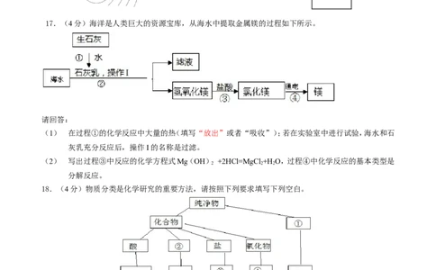 2013年淄博市化学中考试题及答案解析_中考真题_5.化学中考真题2015-2024年_地区卷_山东省_山东淄博化学10-21