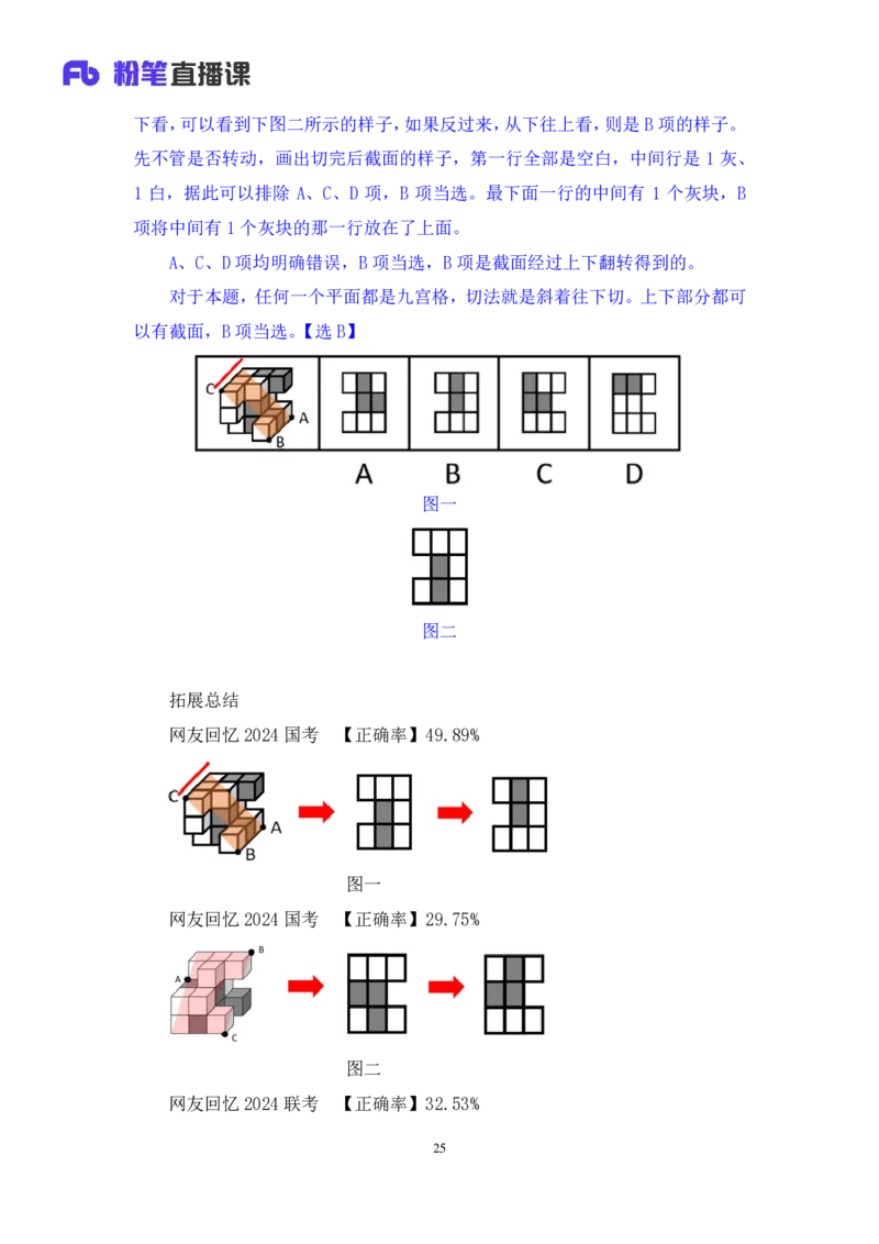 2024.06.13+空间类（三视图、截面图与立体拼合）甘琳（讲义+笔记）（笔试系统班图书大礼包：2025国考）_2026考公资料_（10）粉笔_2025粉笔国考省考980（课＋笔记）_粉笔980（25多省）_讲义笔记