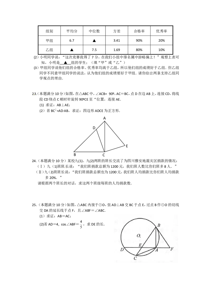 2013年江苏扬州市中考数学试卷及答案_中考真题_2.数学中考真题2015-2024年_地区卷_江苏省_扬州中考数学08-22