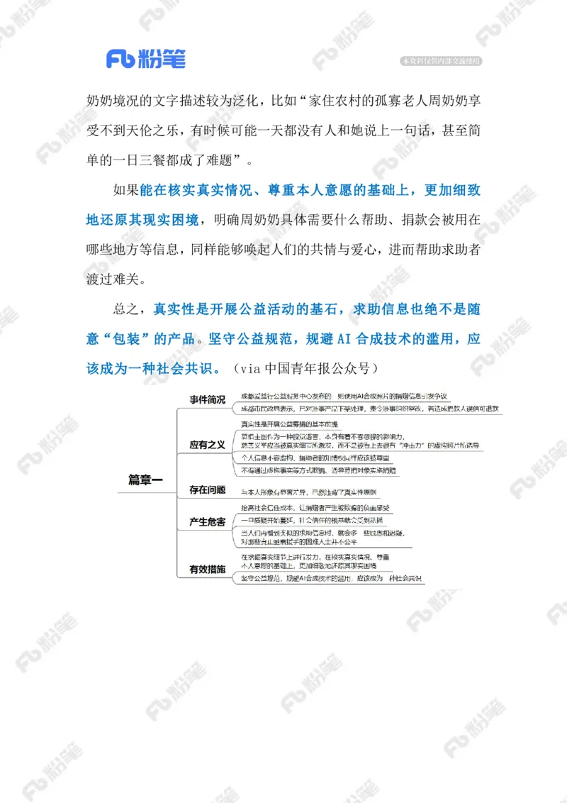 2024.1.13守好慈善的真实性底线（标注版）公众号：上岸的资料_2026考公资料_（10）粉笔_2025粉笔国考省考980（课＋笔记）_粉笔980（25多省）_1、粉笔时政_2、F晨读时政_2024年