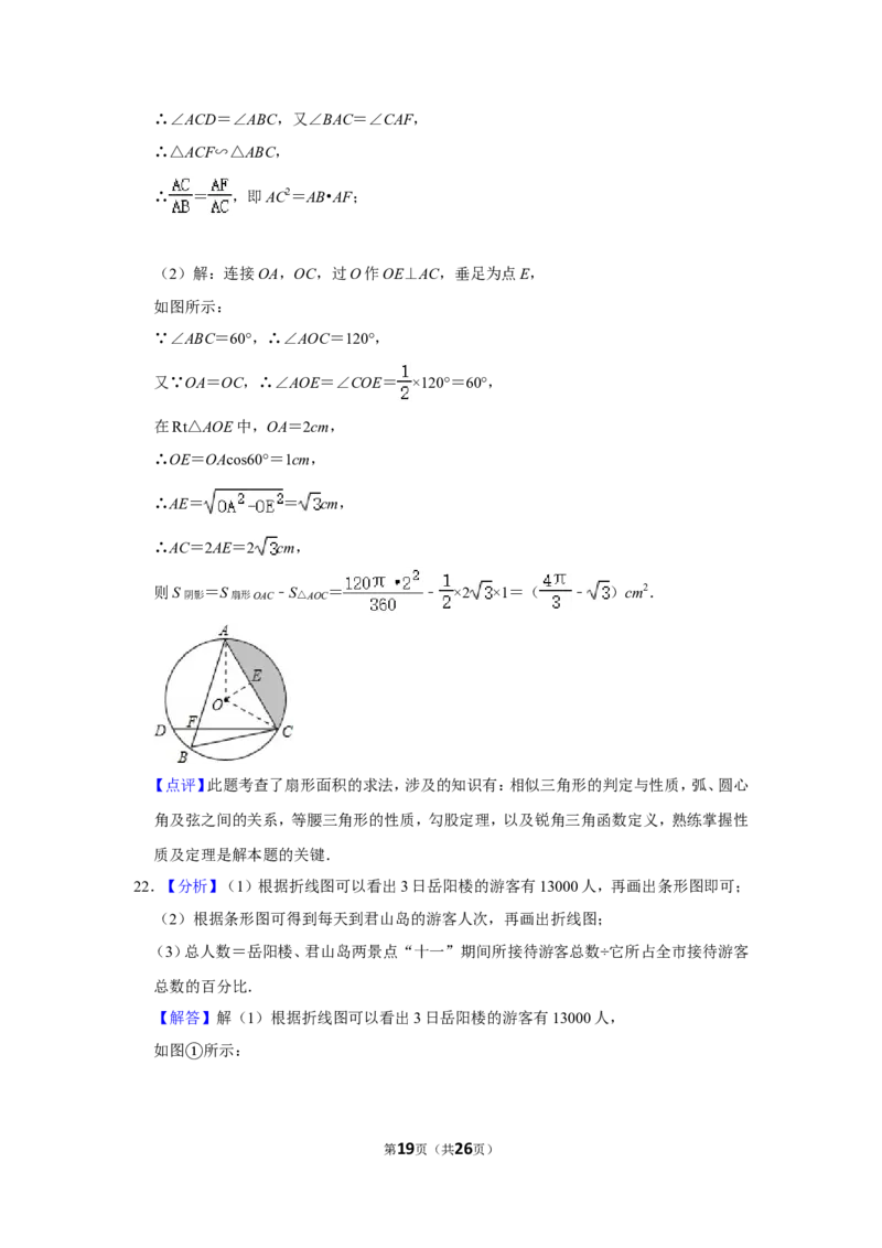 2012年湖南省岳阳市中考数学试卷_中考真题_2.数学中考真题2015-2024年_地区卷_湖南省_岳阳数学11-22