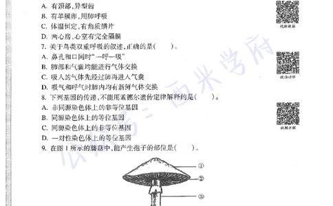 15年下-初中生物-真题及答案解析_4-教培资料-26年最新资料-同步更新_初中高中教资_03科三专项（进去保存报考的学科即可）_01科目三FB网课、三色速记手册、知识点导图等推荐