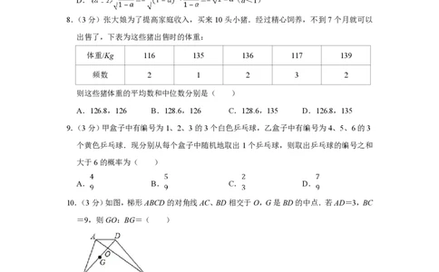 2010年四川省绵阳市中考数学试卷（学生版）_中考真题_2.数学中考真题2015-2024年_地区卷_四川省_四川绵阳数学07-22_绵阳数学07-21_四川省绵阳卷中考数学pdf(赠送)