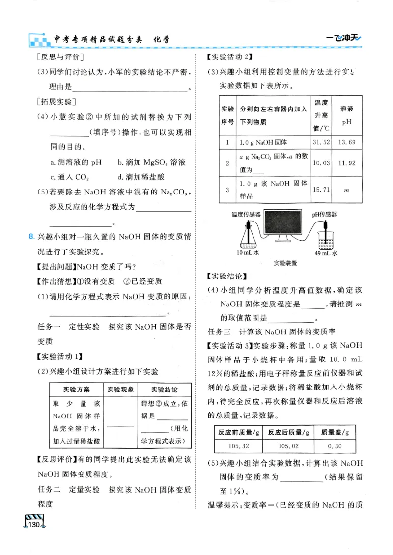 一飞冲天-中考专项精品试题分类-化学_《一飞冲天-中考专项》2026版_一飞冲天-中考专项（2026版）