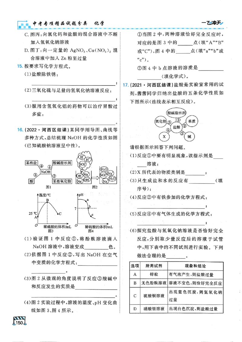 一飞冲天-中考专项精品试题分类-化学_《一飞冲天-中考专项》2026版_一飞冲天-中考专项（2026版）