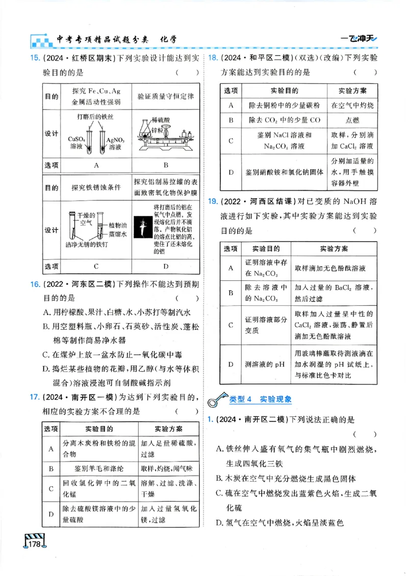 一飞冲天-中考专项精品试题分类-化学_《一飞冲天-中考专项》2026版_一飞冲天-中考专项（2026版）