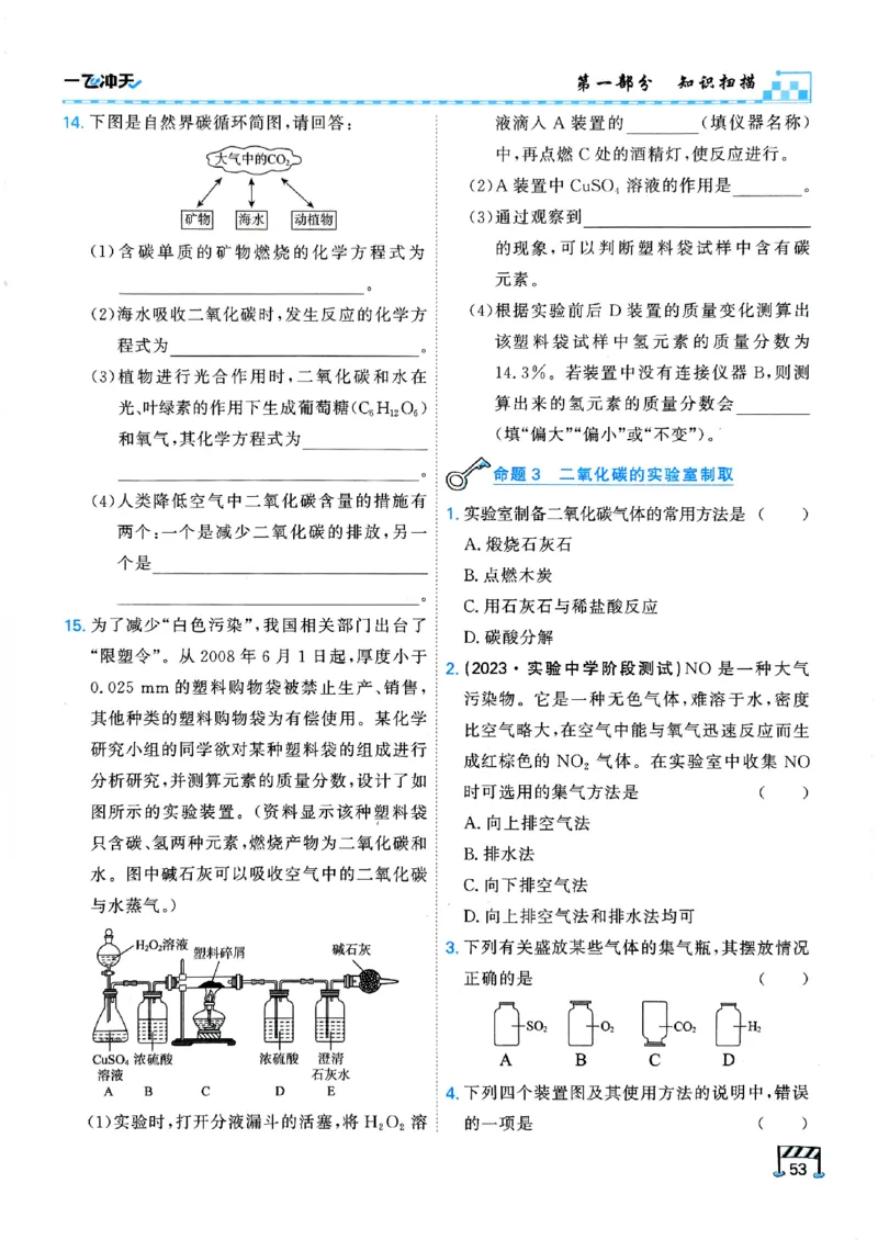一飞冲天-中考专项精品试题分类-化学_《一飞冲天-中考专项》2026版_一飞冲天-中考专项（2026版）