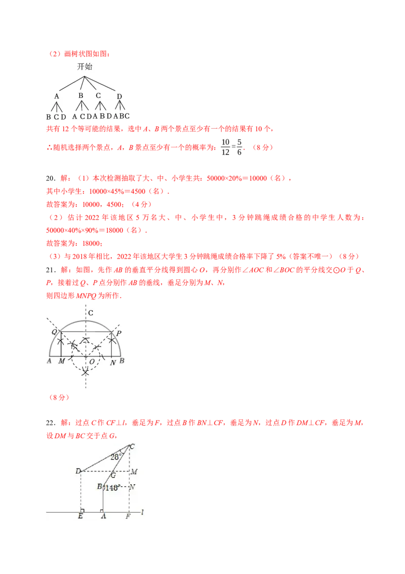 2024年中考押题预测卷02（南京卷）-数学（参考答案）_2数学总复习_赠送：2024中考模拟题数学_押题预测_2024年中考押题预测卷02（南京卷）-数学（含考试版、全解全析、参考答案、答题卡）