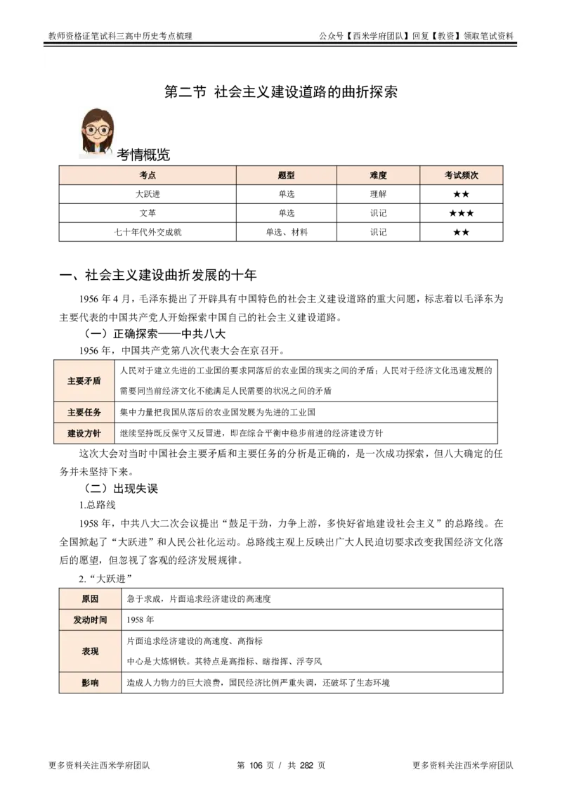 高中历史-考点梳理_教资_25下资料合集二_25下最新科三知识点汇编+思维导图-高中_11.历史_04.考点梳理