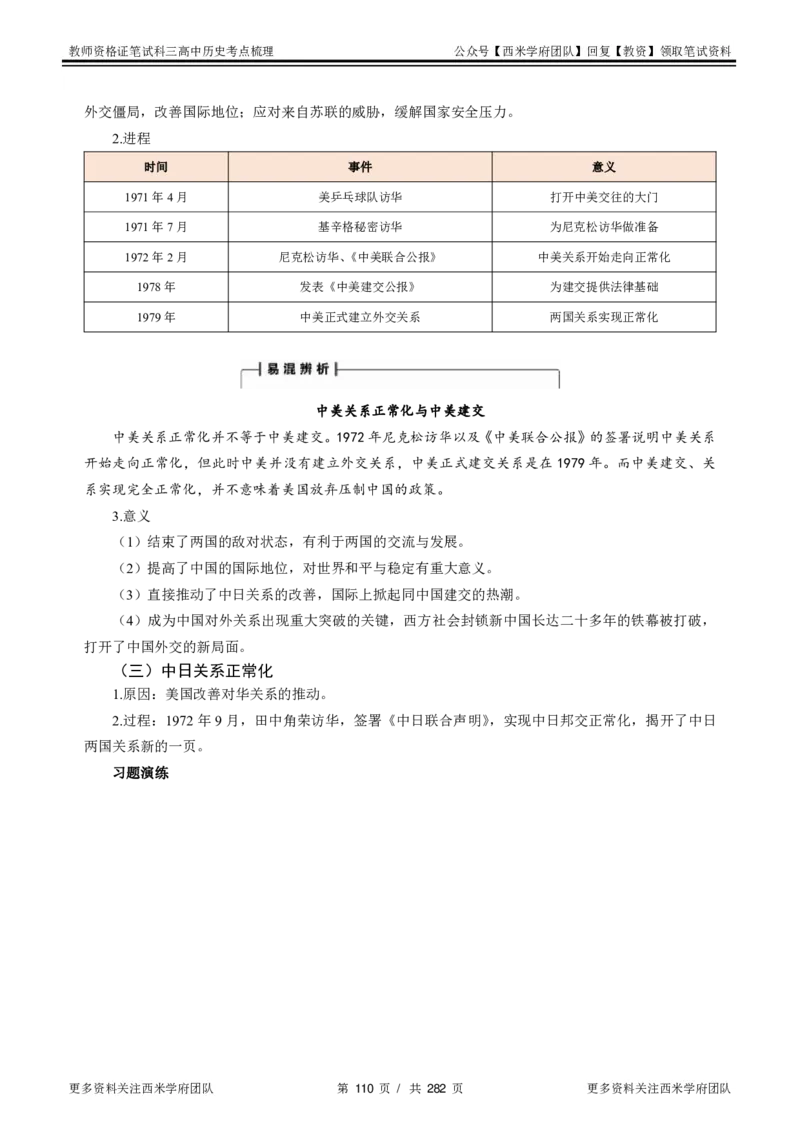 高中历史-考点梳理_教资_25下资料合集二_25下最新科三知识点汇编+思维导图-高中_11.历史_04.考点梳理