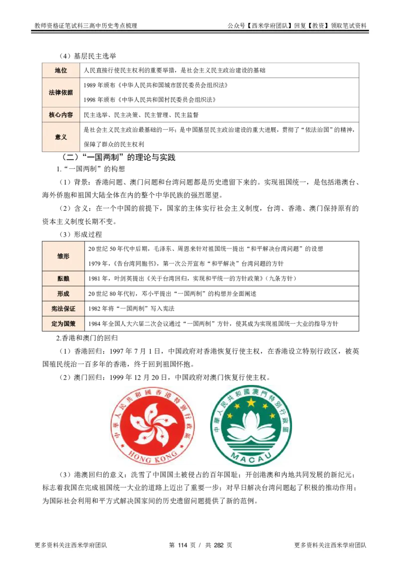 高中历史-考点梳理_教资_25下资料合集二_25下最新科三知识点汇编+思维导图-高中_11.历史_04.考点梳理