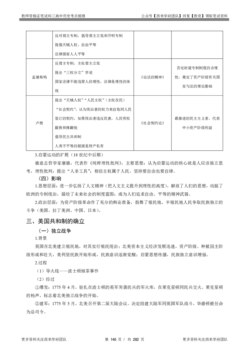 高中历史-考点梳理_教资_25下资料合集二_25下最新科三知识点汇编+思维导图-高中_11.历史_04.考点梳理
