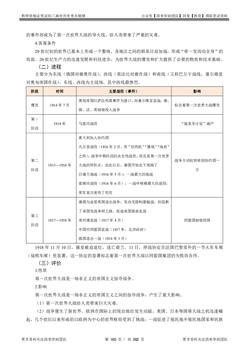 高中历史-考点梳理_教资_25下资料合集二_25下最新科三知识点汇编+思维导图-高中_11.历史_04.考点梳理