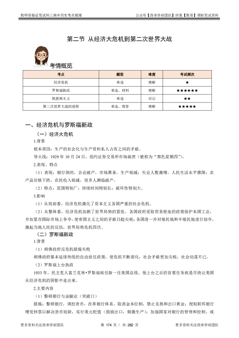 高中历史-考点梳理_教资_25下资料合集二_25下最新科三知识点汇编+思维导图-高中_11.历史_04.考点梳理