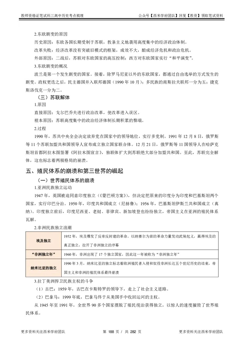 高中历史-考点梳理_教资_25下资料合集二_25下最新科三知识点汇编+思维导图-高中_11.历史_04.考点梳理
