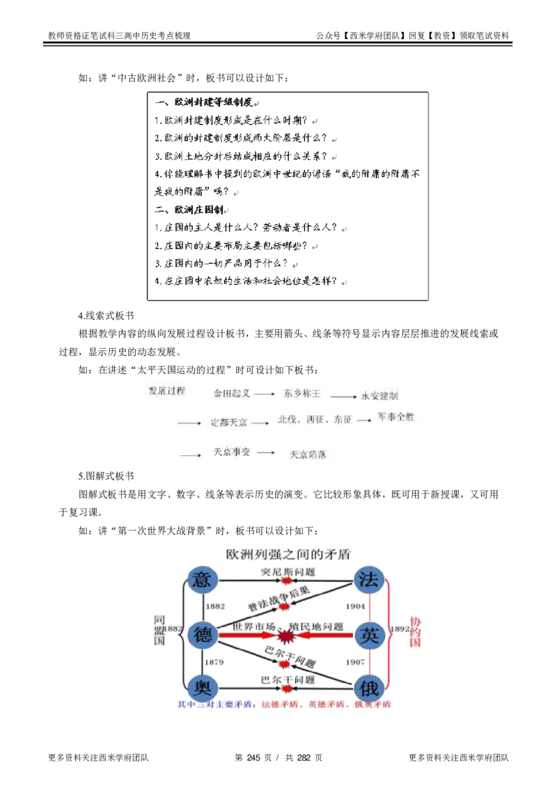 高中历史-考点梳理_教资_25下资料合集二_25下最新科三知识点汇编+思维导图-高中_11.历史_04.考点梳理