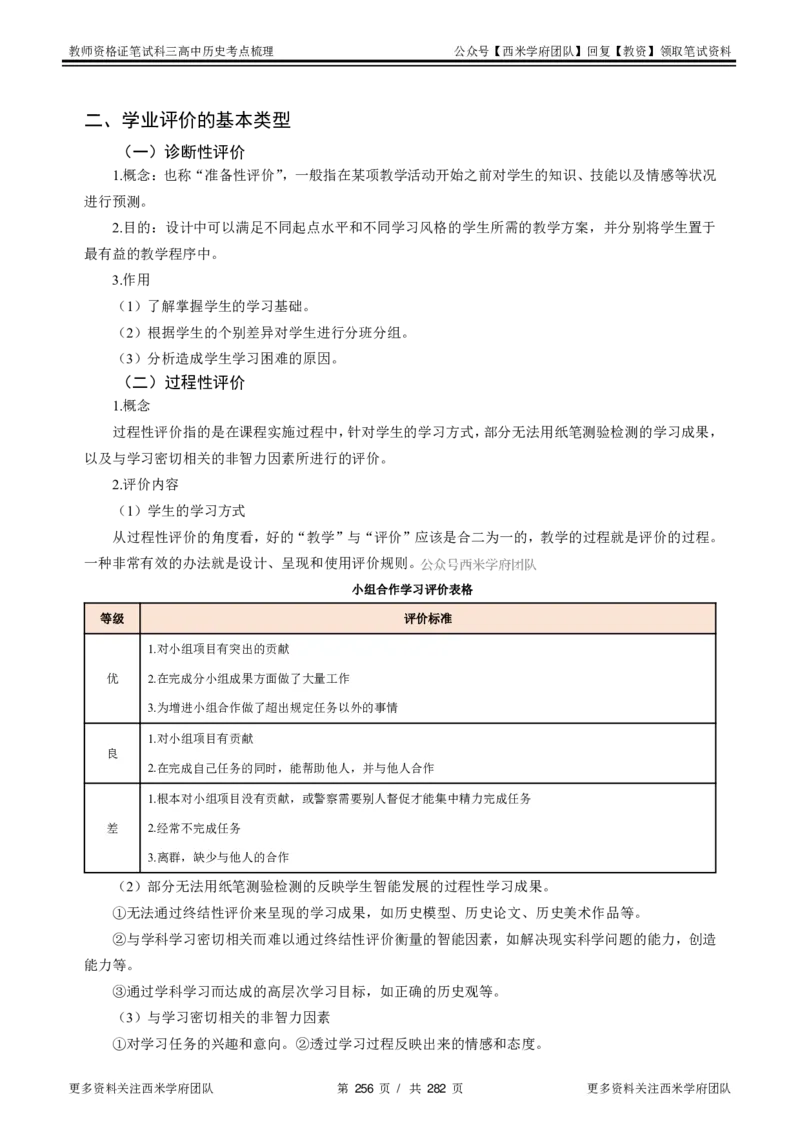 高中历史-考点梳理_教资_25下资料合集二_25下最新科三知识点汇编+思维导图-高中_11.历史_04.考点梳理