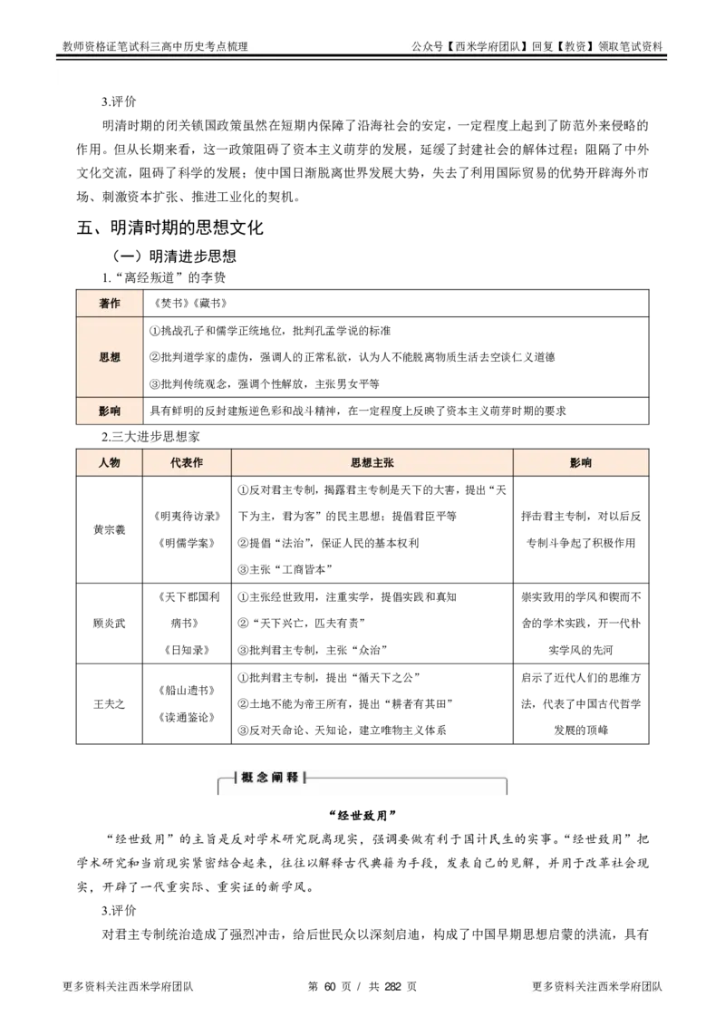 高中历史-考点梳理_教资_25下资料合集二_25下最新科三知识点汇编+思维导图-高中_11.历史_04.考点梳理