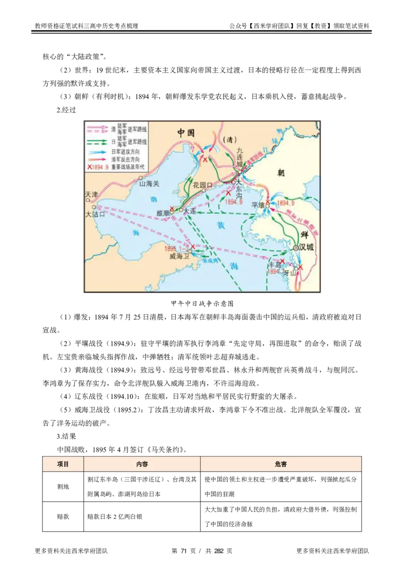 高中历史-考点梳理_教资_25下资料合集二_25下最新科三知识点汇编+思维导图-高中_11.历史_04.考点梳理