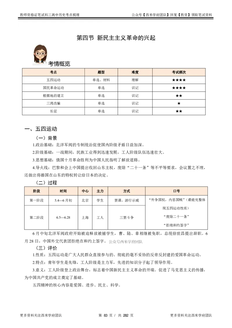 高中历史-考点梳理_教资_25下资料合集二_25下最新科三知识点汇编+思维导图-高中_11.历史_04.考点梳理