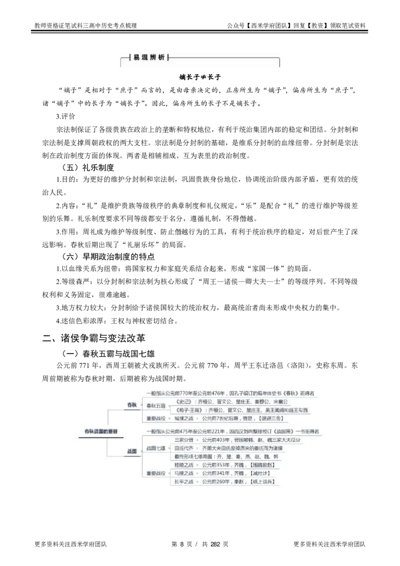 高中历史-考点梳理_教资_25下资料合集二_25下最新科三知识点汇编+思维导图-高中_11.历史_04.考点梳理