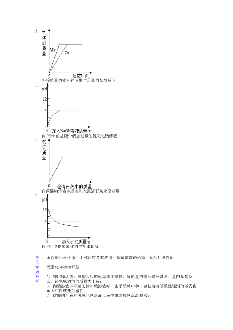 2013年山东省聊城市中考化学试卷及解析解析_中考真题_5.化学中考真题2015-2024年_地区卷_山东省_山东聊城化学10-21