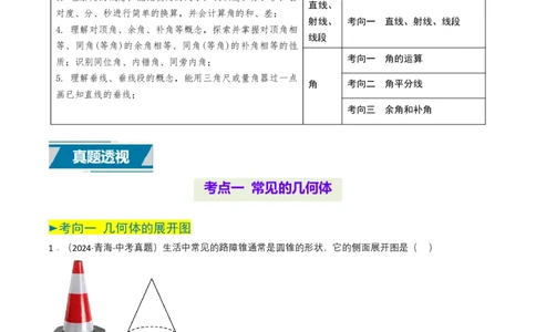 专题13几何体的展开图（解析版）_2数学总复习_2025中考复习资料_备战2025年中考数学真题题源解密（全国通用）