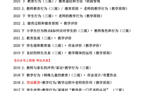 小学科二材料题说明_教资_初高中2026教资_25下教师资格证_9.2025下教资Coco中小学科一科二_coco教资_25下小学科二CocoPolarisの小学教育知识与能力笔记_04小学科二主观大题