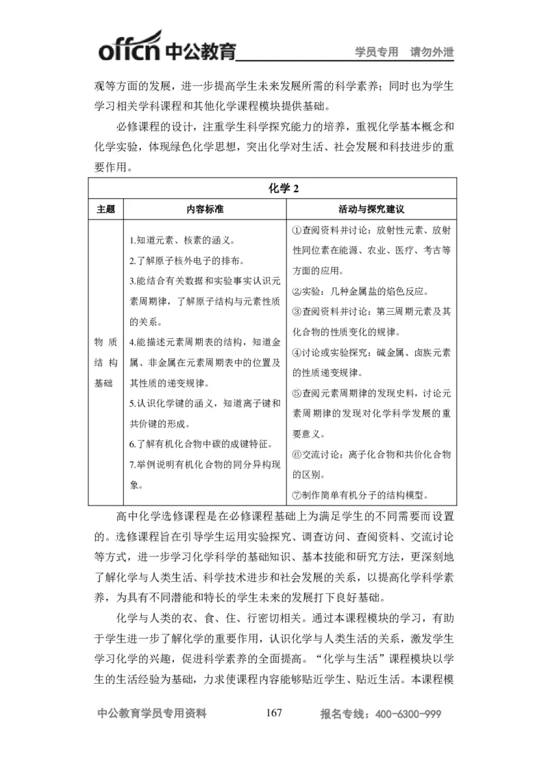 学科知识与教学能力-高中化学讲义332页_教资_33教资笔试历年真题汇总（科一+科二+科三）_科三真题_02高中科三各科电子资料包合集_化学（资料文档）_高中化学