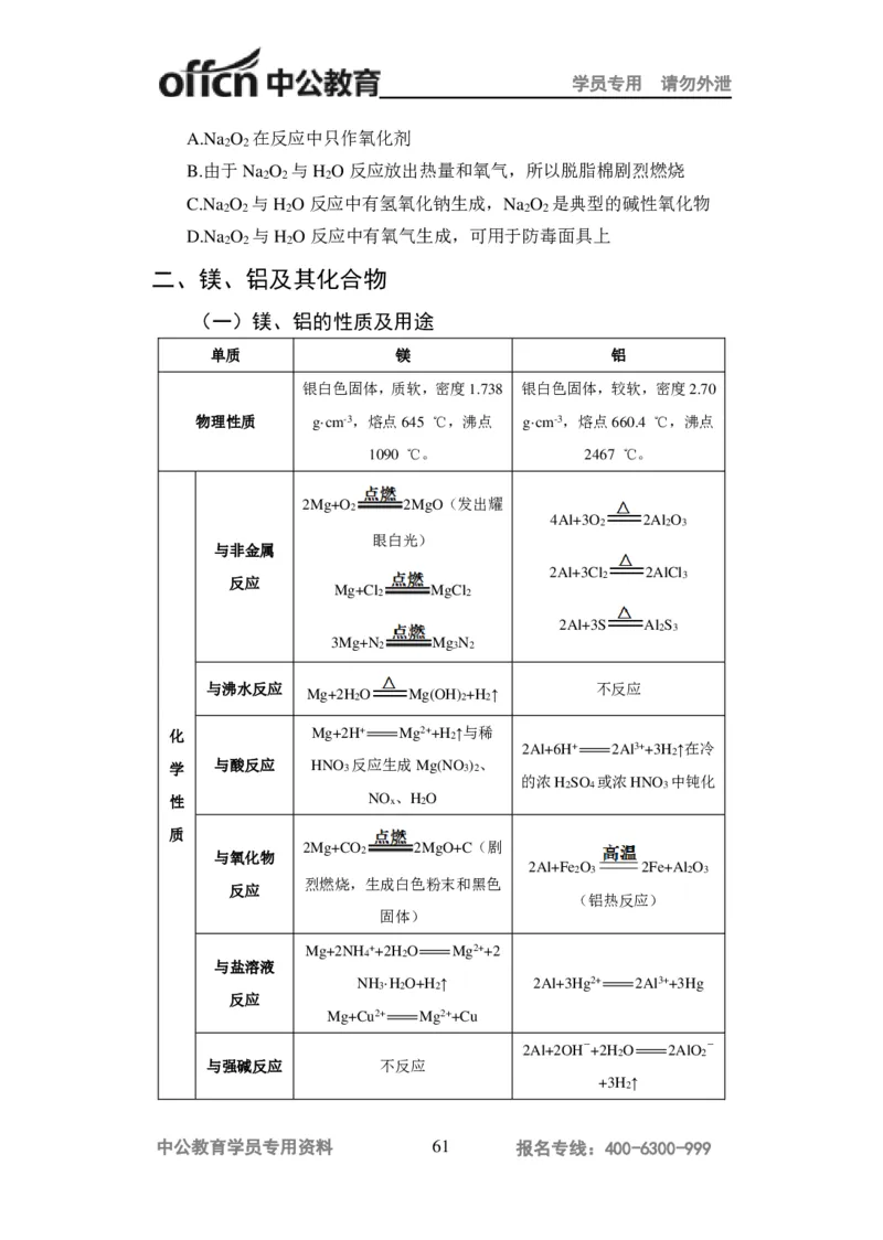 学科知识与教学能力-高中化学讲义332页_教资_33教资笔试历年真题汇总（科一+科二+科三）_科三真题_02高中科三各科电子资料包合集_化学（资料文档）_高中化学