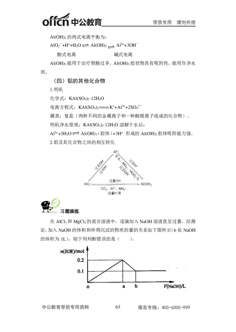 学科知识与教学能力-高中化学讲义332页_教资_33教资笔试历年真题汇总（科一+科二+科三）_科三真题_02高中科三各科电子资料包合集_化学（资料文档）_高中化学