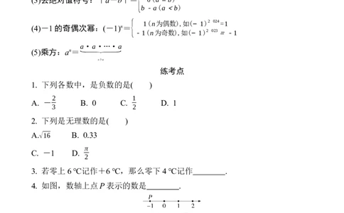 2025年中考数学总复习01微专题实数_2数学总复习_2025中考复习资料_2025年中考二轮数学总复习微专题学案（含答案）