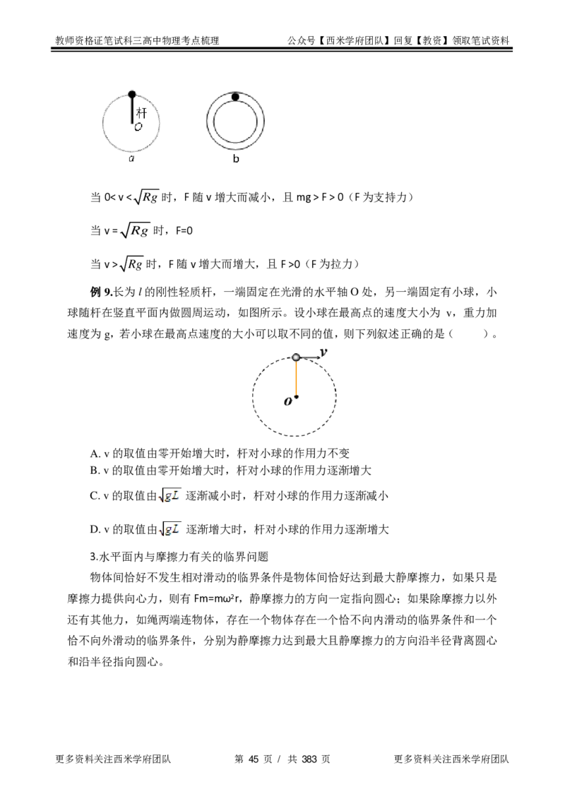 高中物理-考点梳理1_教资_25下资料合集二_25下最新科三知识点汇编+思维导图-高中_06.物理_04.考点梳理