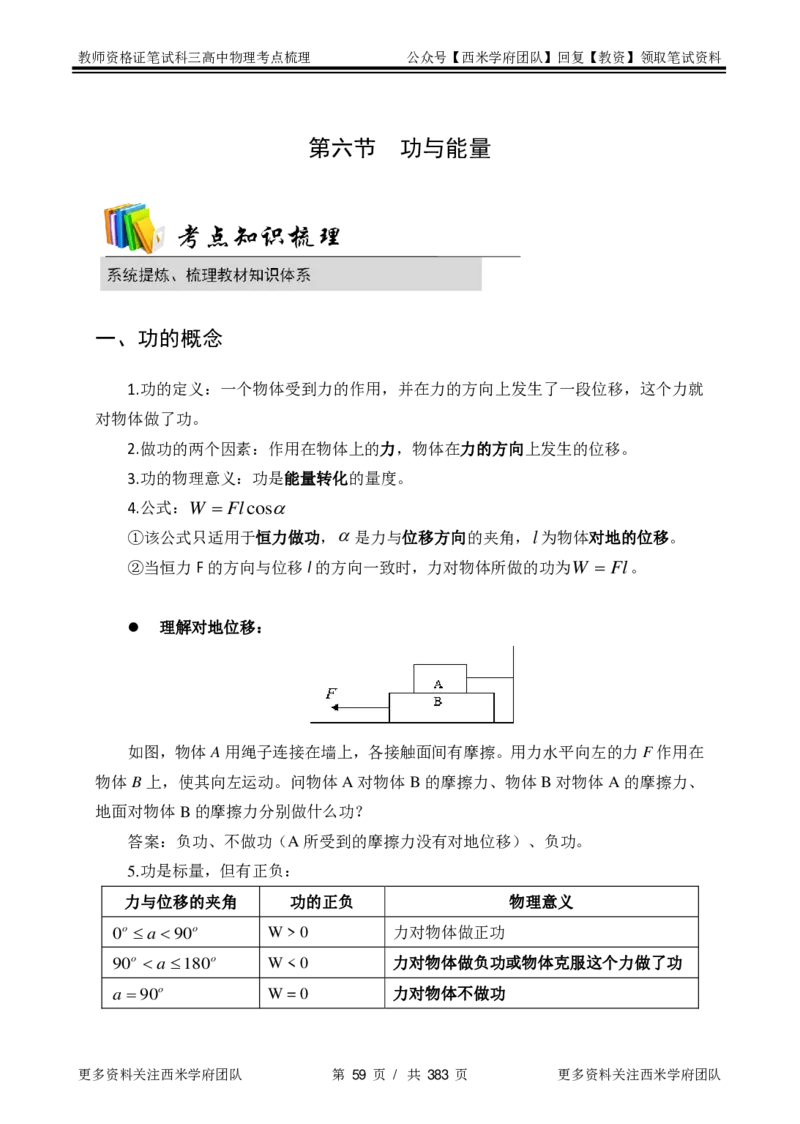 高中物理-考点梳理1_教资_25下资料合集二_25下最新科三知识点汇编+思维导图-高中_06.物理_04.考点梳理