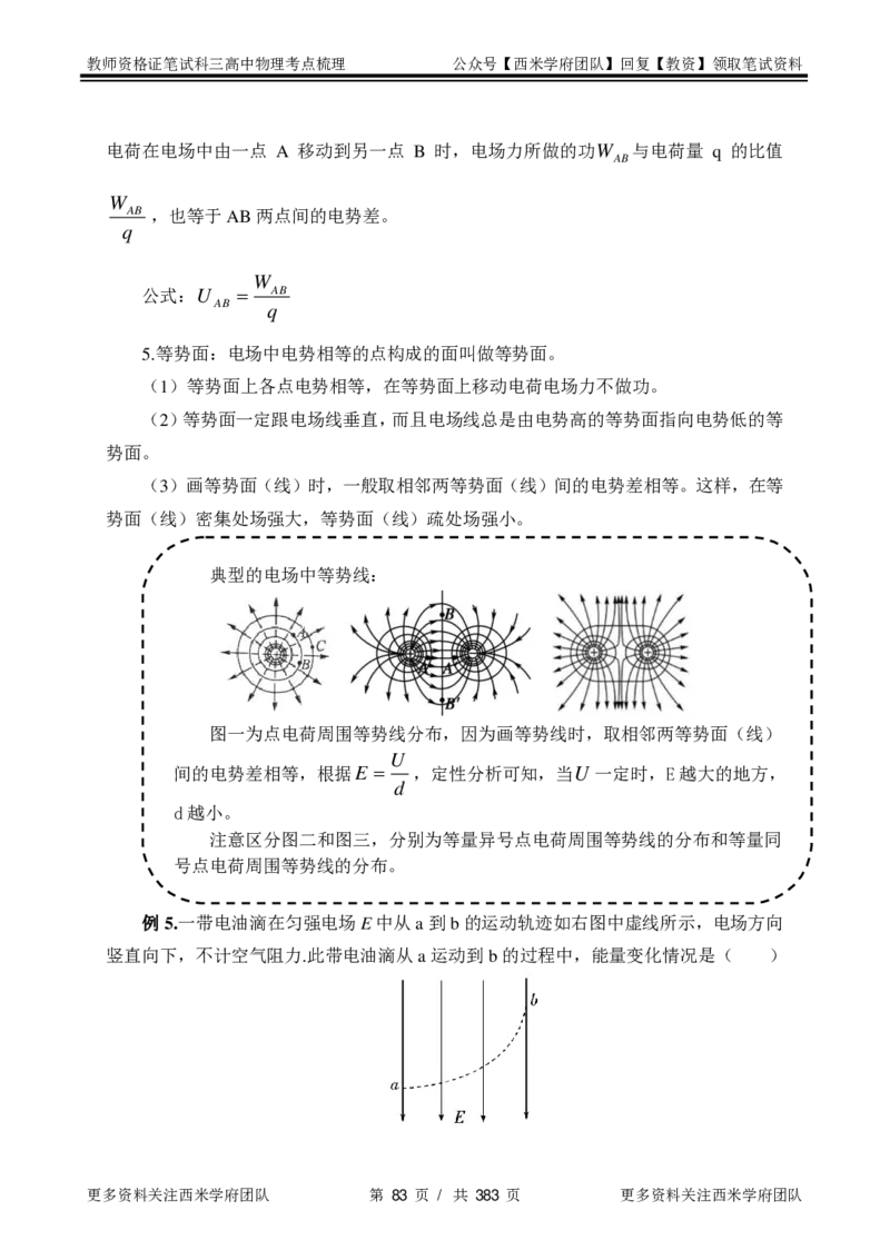 高中物理-考点梳理1_教资_25下资料合集二_25下最新科三知识点汇编+思维导图-高中_06.物理_04.考点梳理