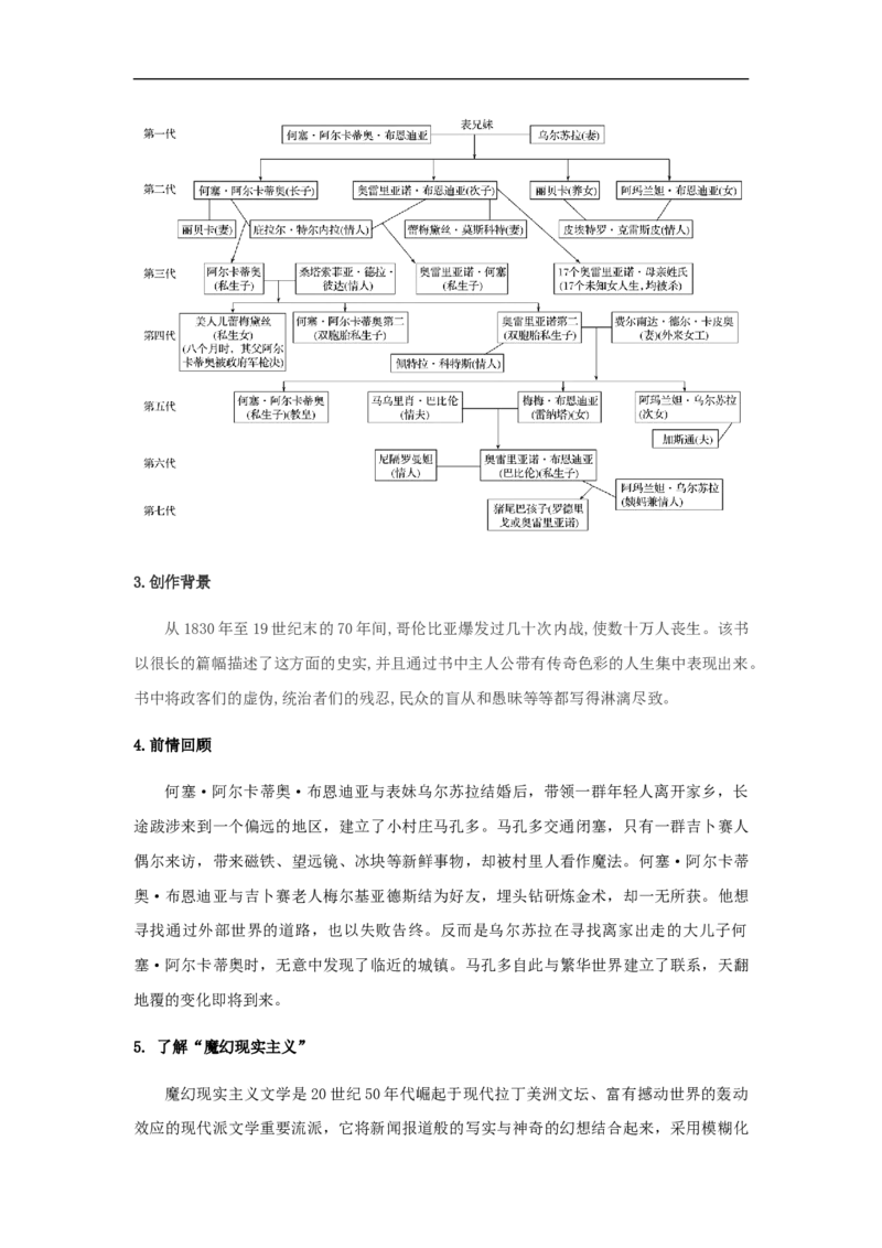 10《百年孤独（节选）》（教案）_4-教培资料-26年最新资料-同步更新_初中高中教资_03科三专项（进去保存报考的学科即可）_02科三专项（笔记真题思维导图教学设计版本二）