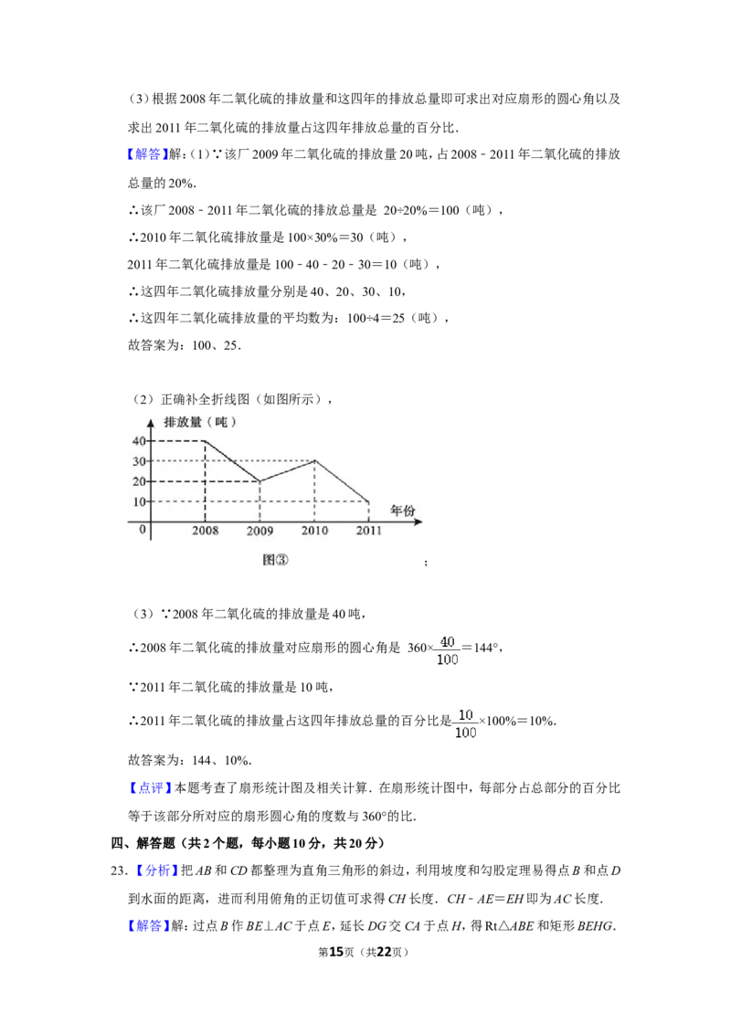 2012年四川省自贡市中考数学试卷_中考真题_2.数学中考真题2015-2024年_地区卷_四川省_四川自贡数学10-22