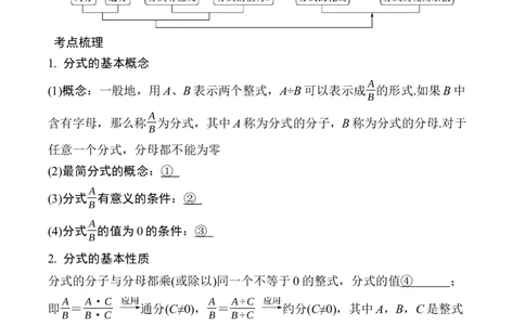 2025年中考数学总复习04微专题分式_2数学总复习_2025中考复习资料_2025年中考二轮数学总复习微专题学案（含答案）