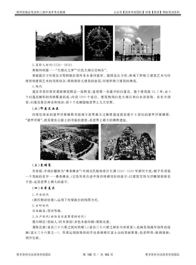 高中美术-考点梳理_教资_25下资料合集二_25下最新科三知识点汇编+思维导图-高中_10.美术_04.考点梳理