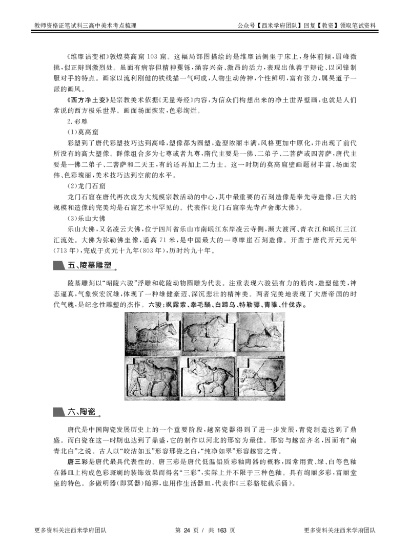 高中美术-考点梳理_教资_25下资料合集二_25下最新科三知识点汇编+思维导图-高中_10.美术_04.考点梳理