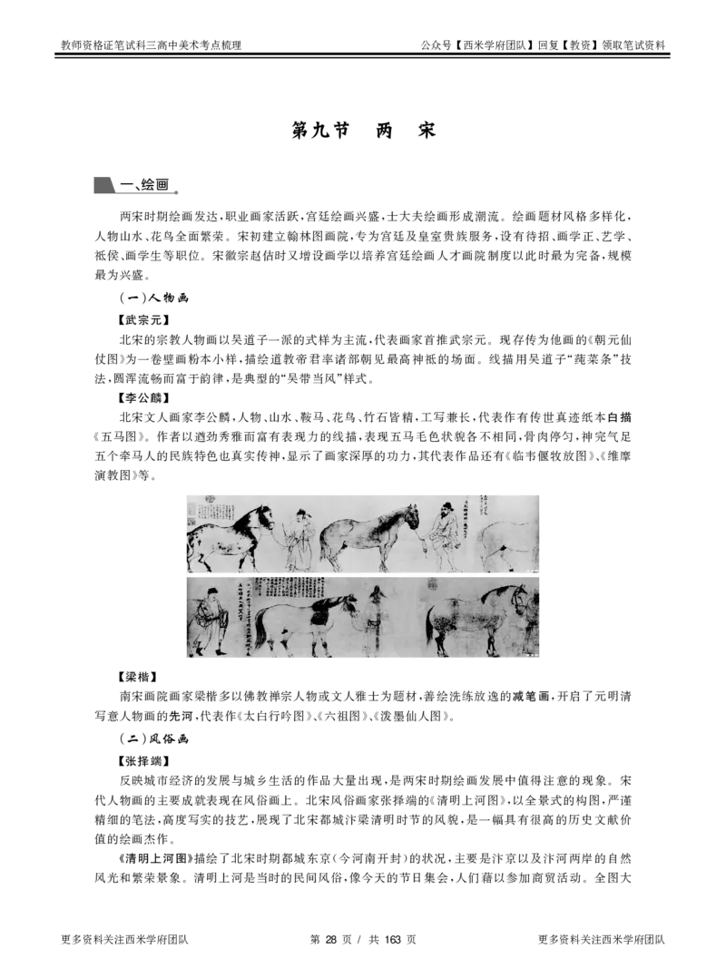 高中美术-考点梳理_教资_25下资料合集二_25下最新科三知识点汇编+思维导图-高中_10.美术_04.考点梳理