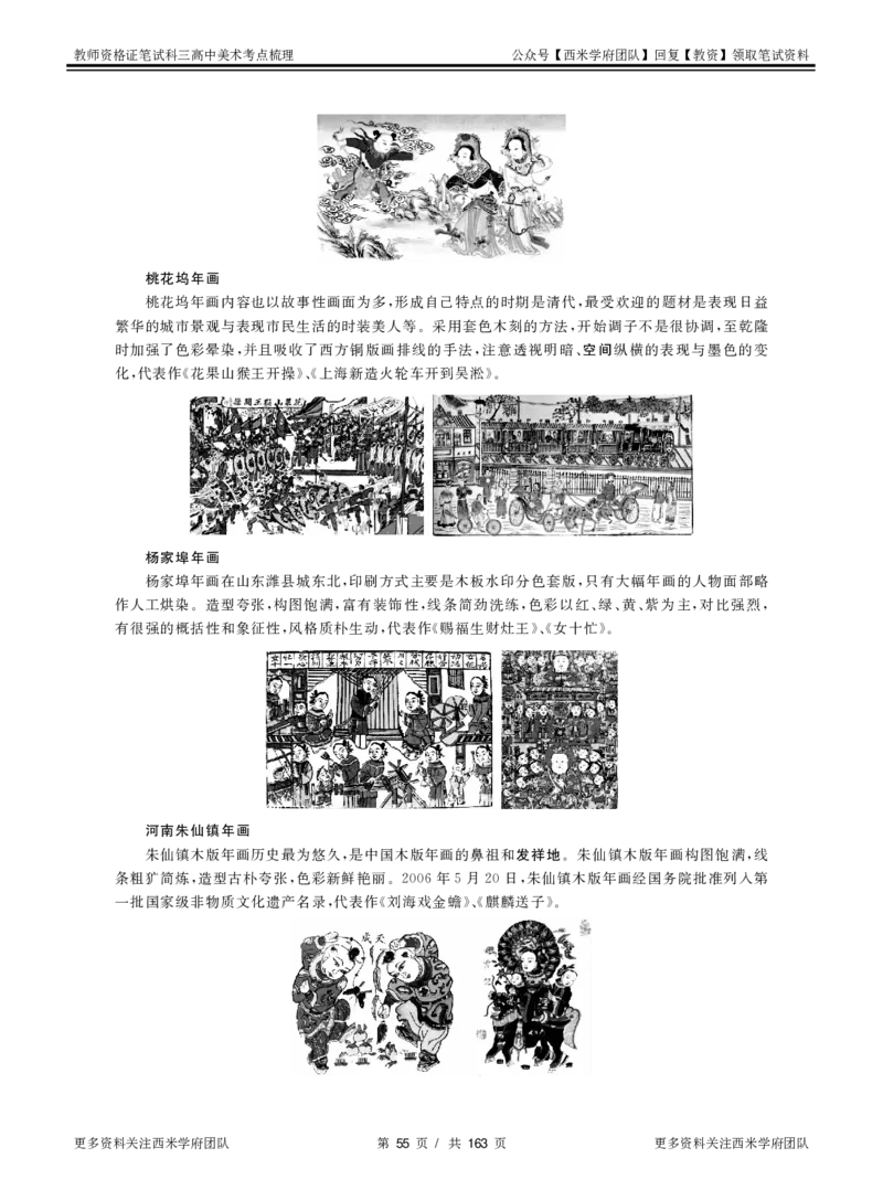 高中美术-考点梳理_教资_25下资料合集二_25下最新科三知识点汇编+思维导图-高中_10.美术_04.考点梳理