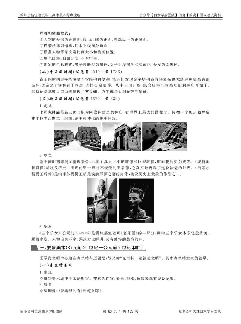 高中美术-考点梳理_教资_25下资料合集二_25下最新科三知识点汇编+思维导图-高中_10.美术_04.考点梳理