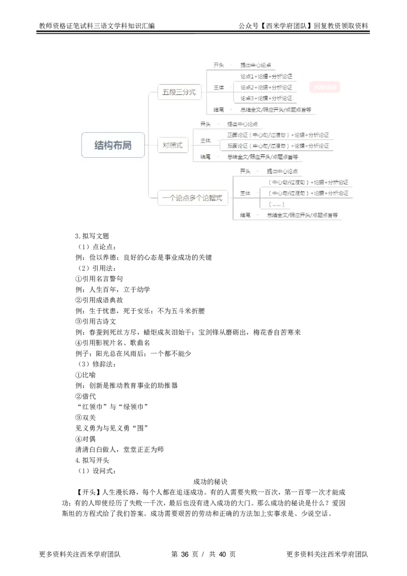 语文-知识点汇编_教资_25下资料合集二_25下最新科三知识点汇编+思维导图-高中_02.语文_03.思维导图+知识汇编