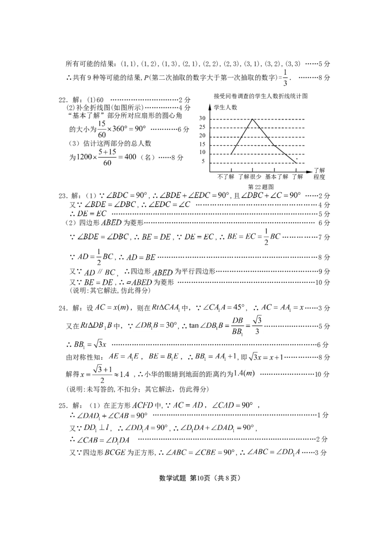 2012年盐城市中考数学试题及答案_中考真题_2.数学中考真题2015-2024年_地区卷_江苏省_盐城中考数学08-21年