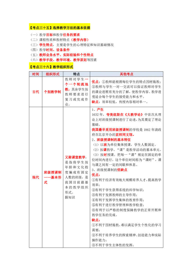 教师资格《中学教育知识与能力》三色速记手册_教资_32教师资格证三色笔记