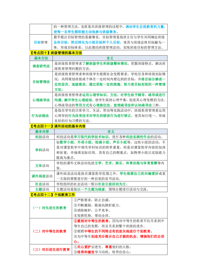 教师资格《中学教育知识与能力》三色速记手册_教资_32教师资格证三色笔记