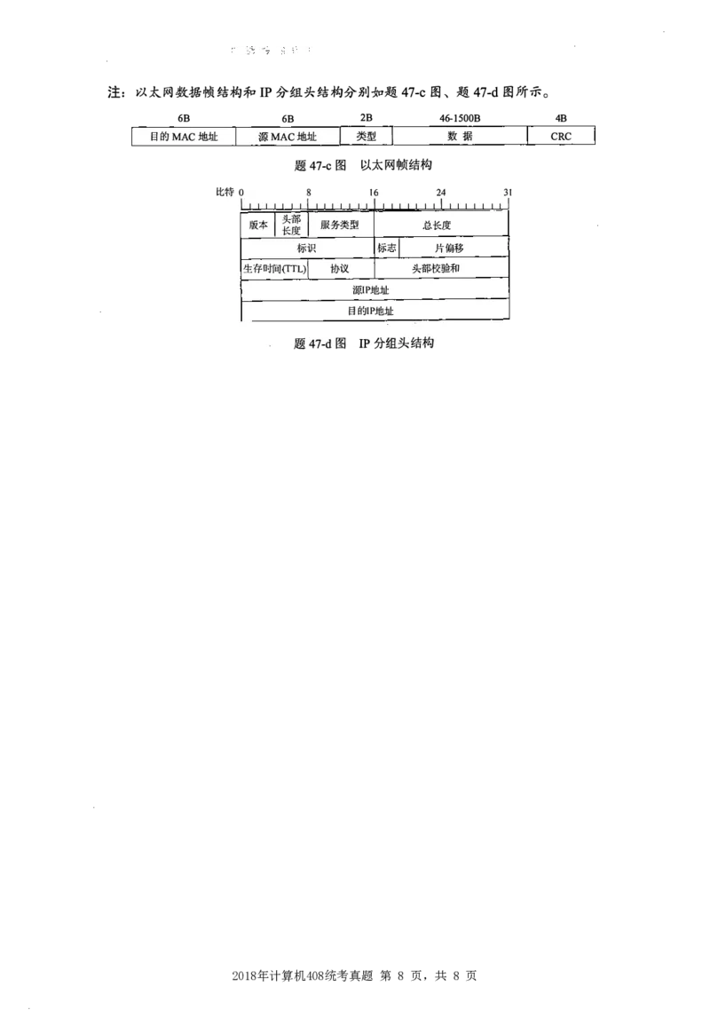 2011年计算机408统考真题_408计算机统考历年真题_2009-2025计算机408统考真题